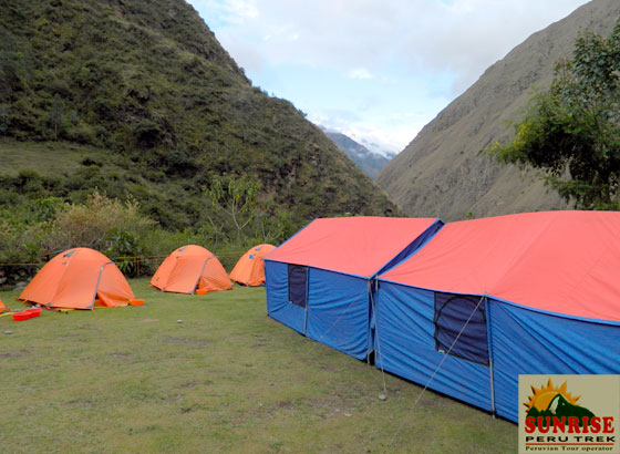 Inca Trail camps: Trekking camps to Machu Picchu