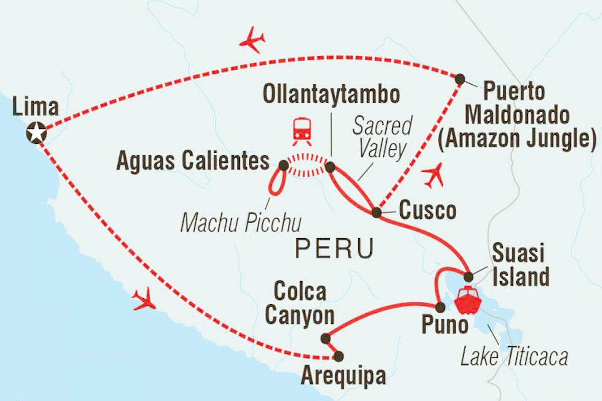 Peru-Tour-Map