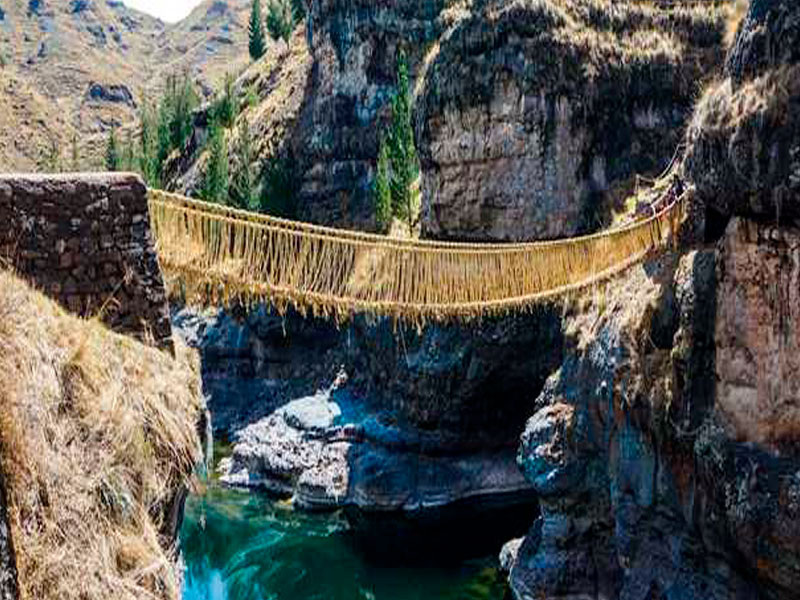 Qeswachaca Tour: The last Inca Bridge