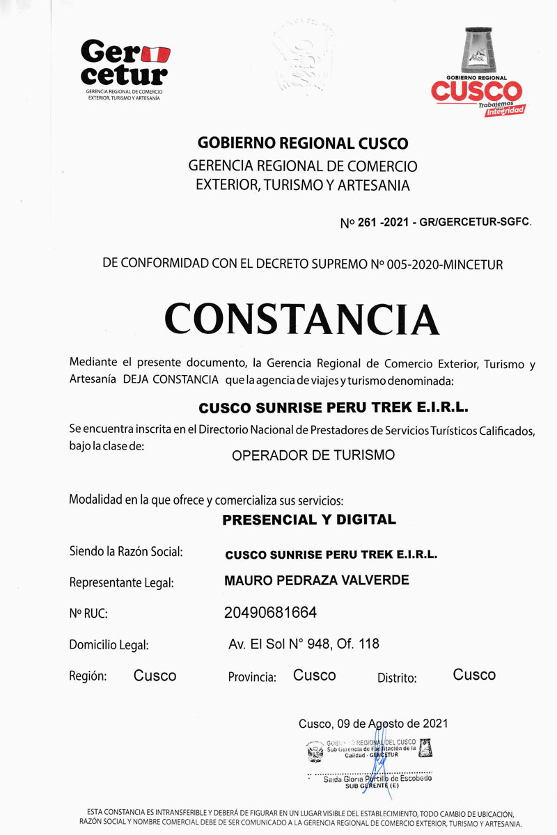 Sunrise-Peru-Trek-constancia